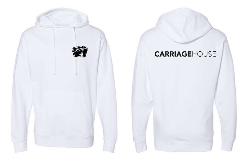 CARRIAGE HOUSE-SF500 WHITE Gildan Unisex Softstyle® Midweight Hooded Sweatshirt
