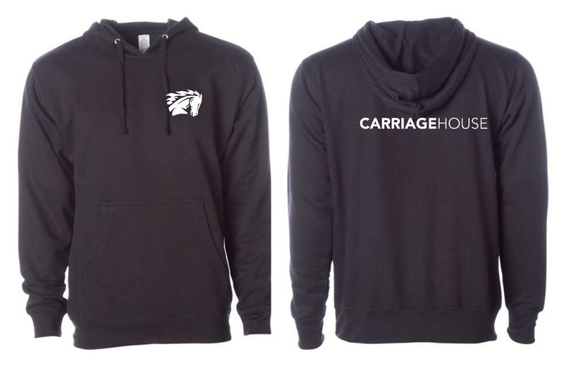 CARRIAGE HOUSE-SF500 BLACK Gildan Unisex Softstyle® Midweight Hooded Sweatshirt