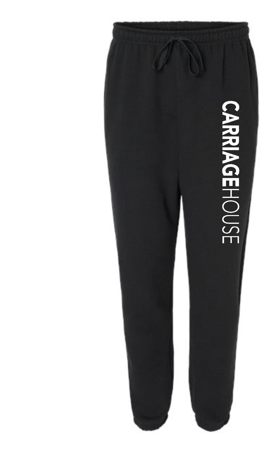 CARRIAGE HOUSE-RF491 BLACK American Apparel Unisex ReFlex Fleece Sweatpants