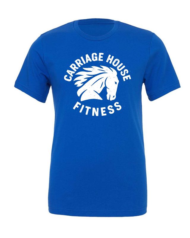 CARRIAGE HOUSE-3001 ROYAL BLUE (HORSE HEAD LOGO) BELLA + CANVAS Jersey Tee