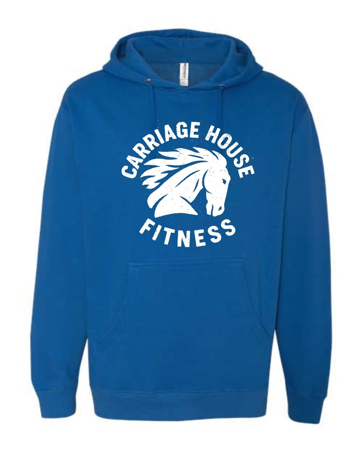 CARRIAGE HOUSE-SF500 ROYAL BLUE (HORSE HEAD LOGO) Gildan Unisex Softstyle® Midweight Hooded Sweatshirt
