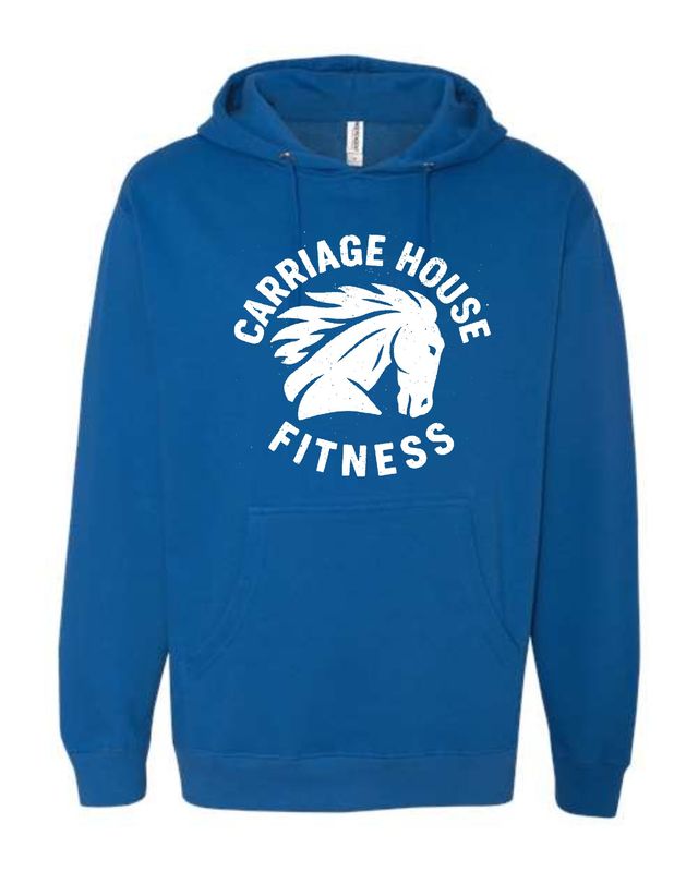 CARRIAGE HOUSE-SF500 ROYAL BLUE (HORSE HEAD LOGO) Gildan Unisex Softstyle® Midweight Hooded Sweatshirt
