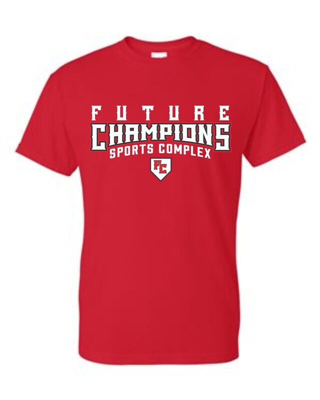 FC-FUTURE CHAMPIONS LOGO-5000 RED UNI-SEX T-SHIRT