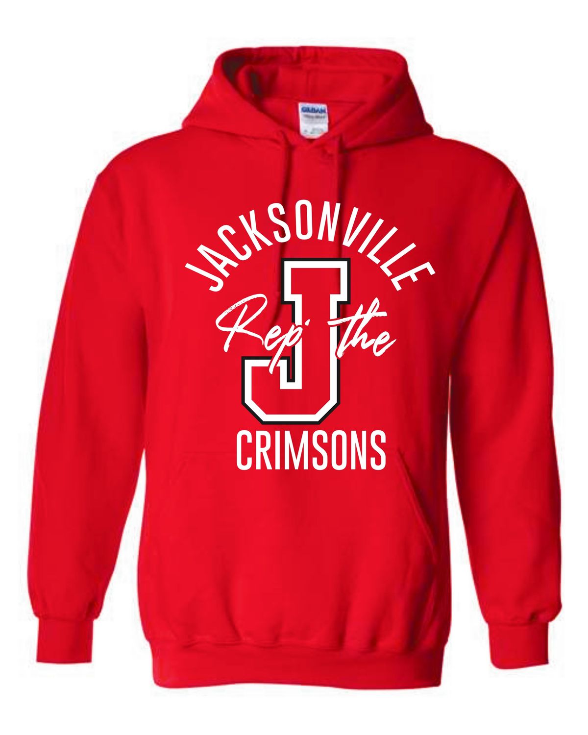 DECA JHS-18500 RED PULLOVER HOODIE