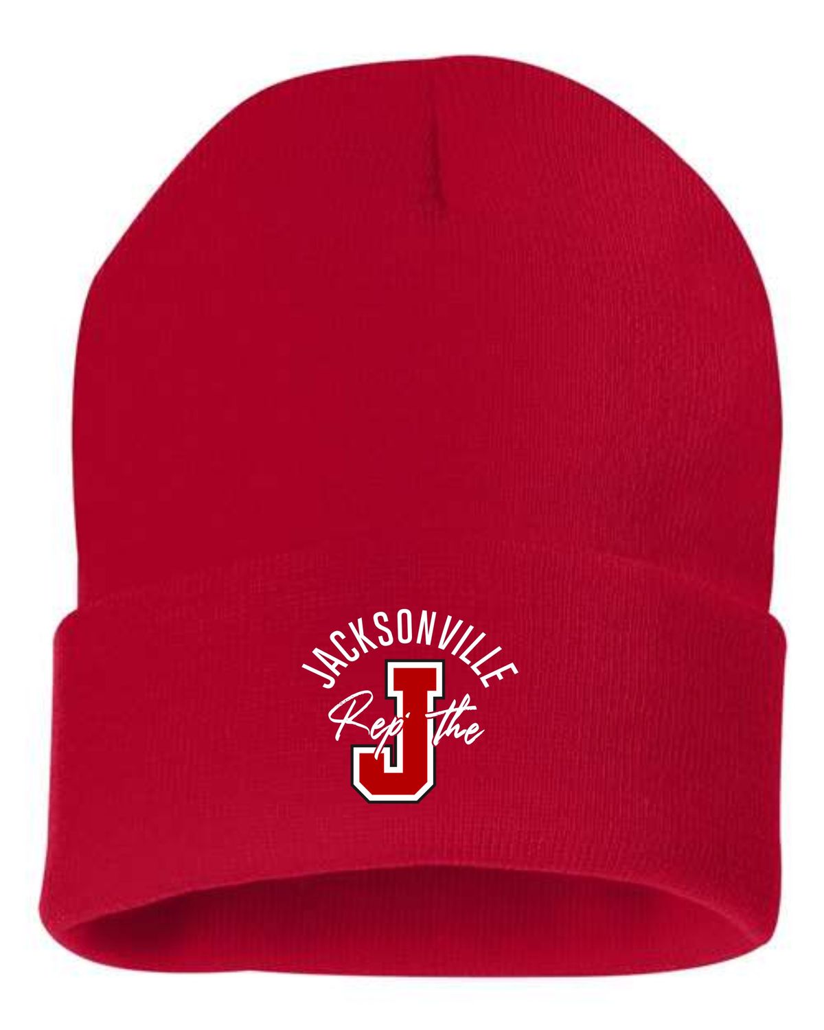 DECA JHS-SP12 RED STOCKING CAP (EMBROIDERED)