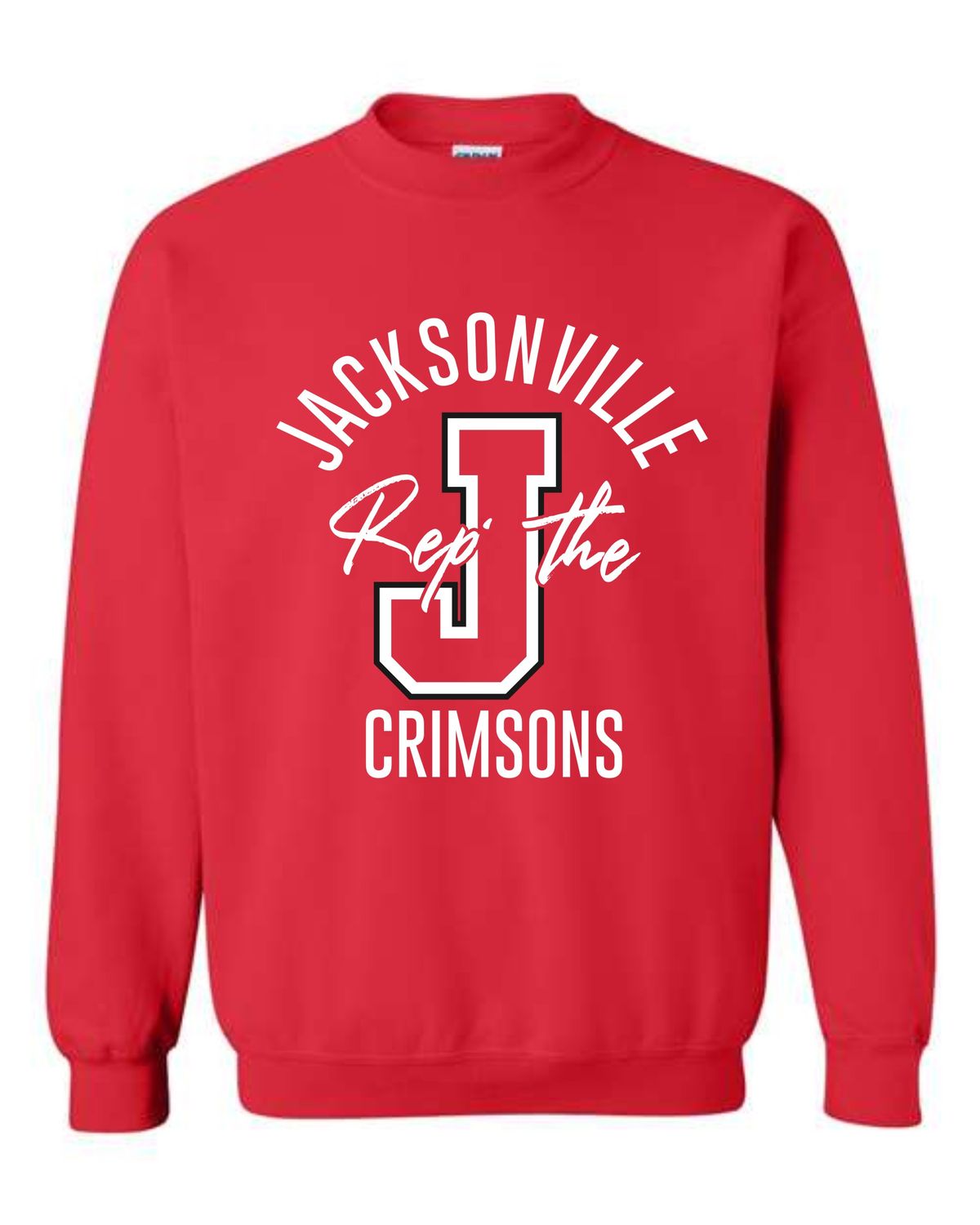 DECA JHS-18000 RED CREWNECK SWEAT SHIRT