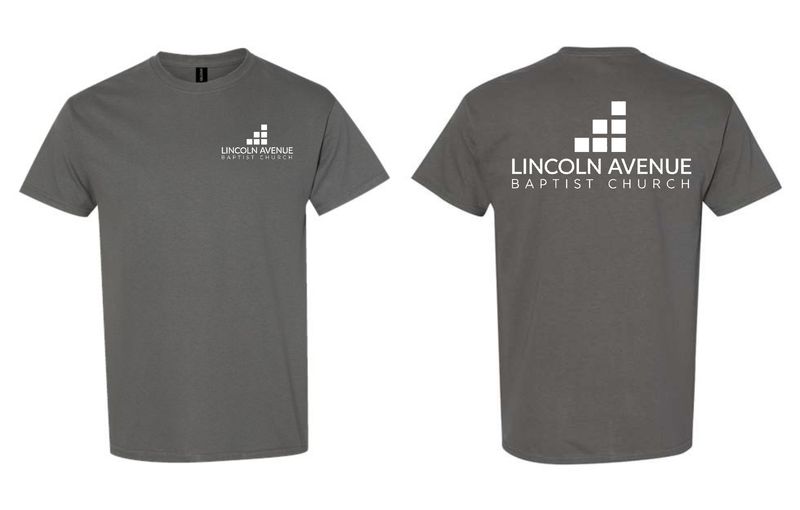 LINCOLN AVENUE-5000 CHARCOAL REGULAR UNI-SEX T-SHIRT