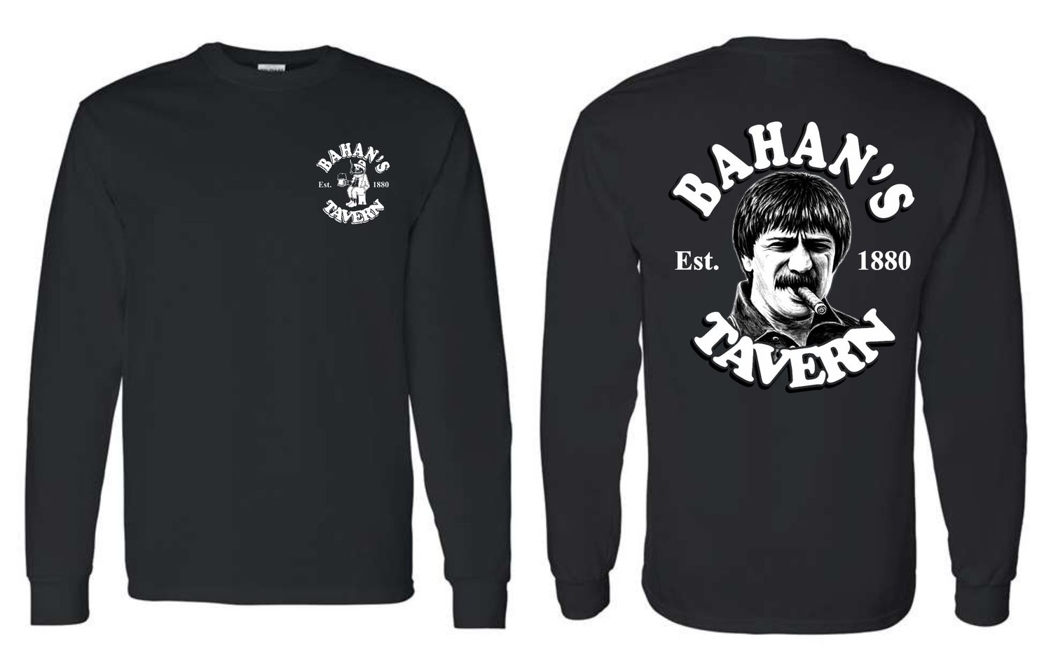 BAHANS-5400 BLACK LONG SLEEVE-T