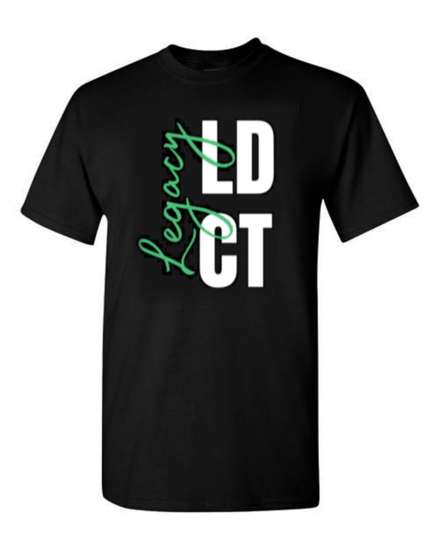 LEGACY DANCE TEAM-5000 BLACK UNI-SEX T-SHIRT