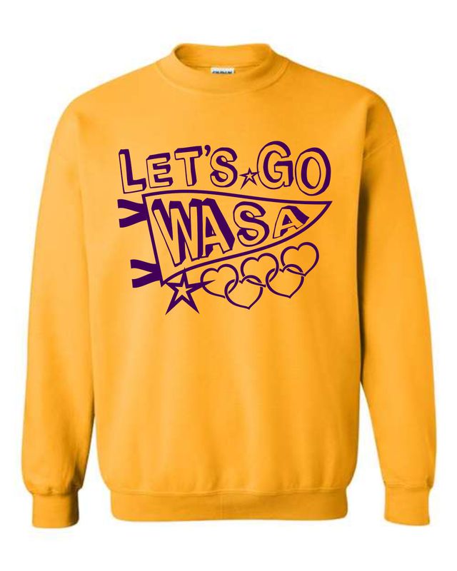 WASA-18000 GOLD CREWNECK SWEATSHIRT