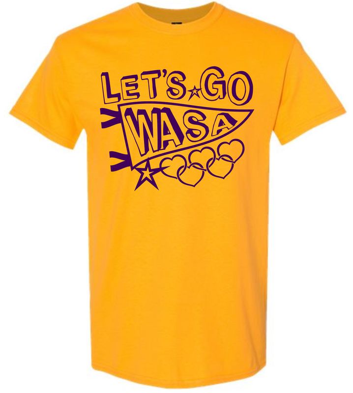 WASA-5000 GOLD UNI-SEX T-SHIRT