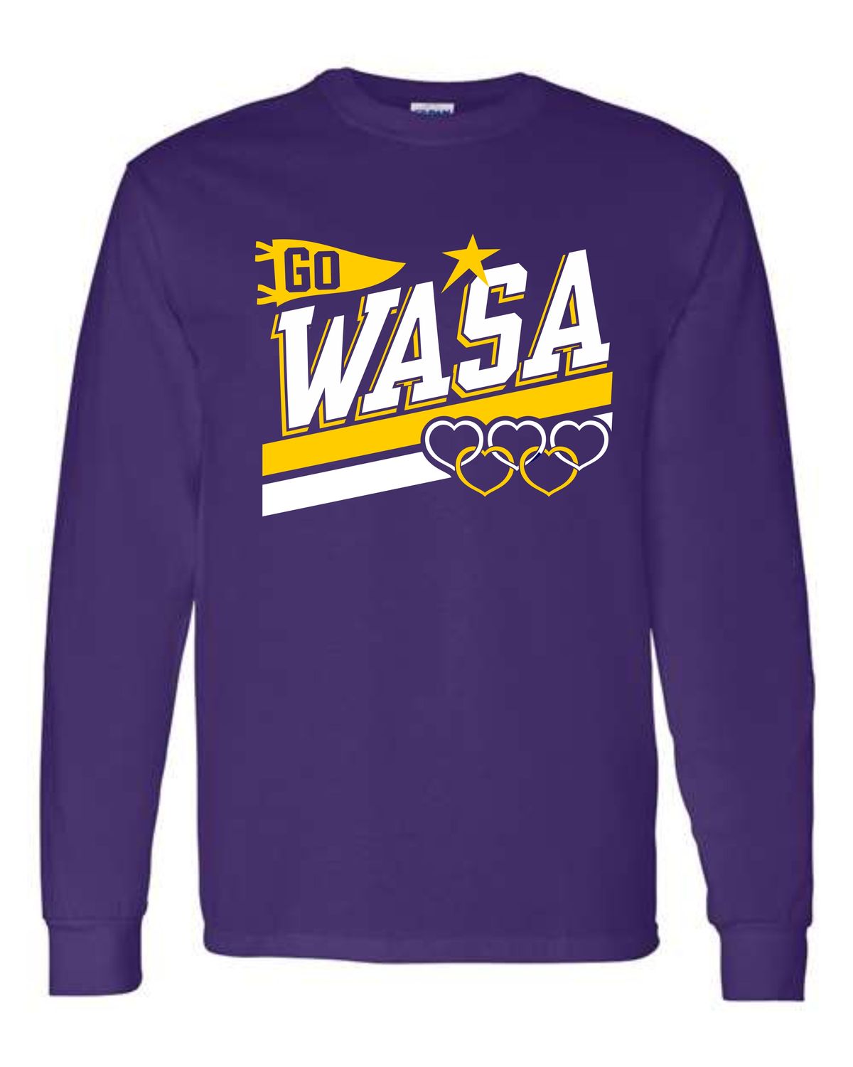 WASA-GO 5400 PURPLE LONG SLEEVE-T