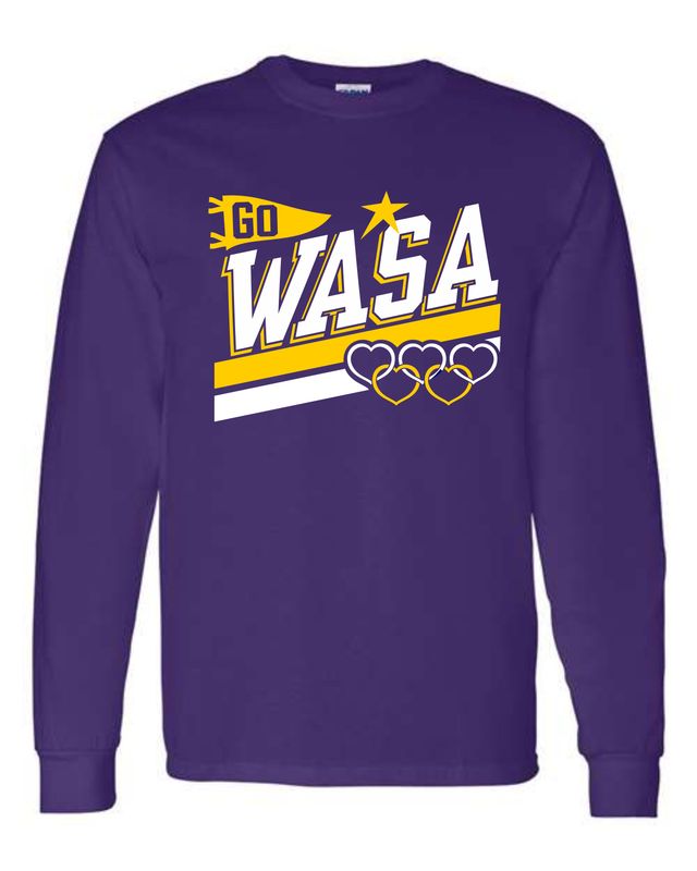 WASA-GO 5400 PURPLE LONG SLEEVE-T