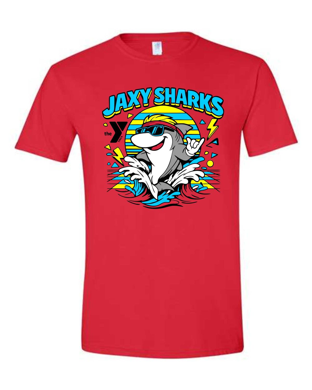 JAXY SHARKS STATE-64000 RED SOFT STYLE-T