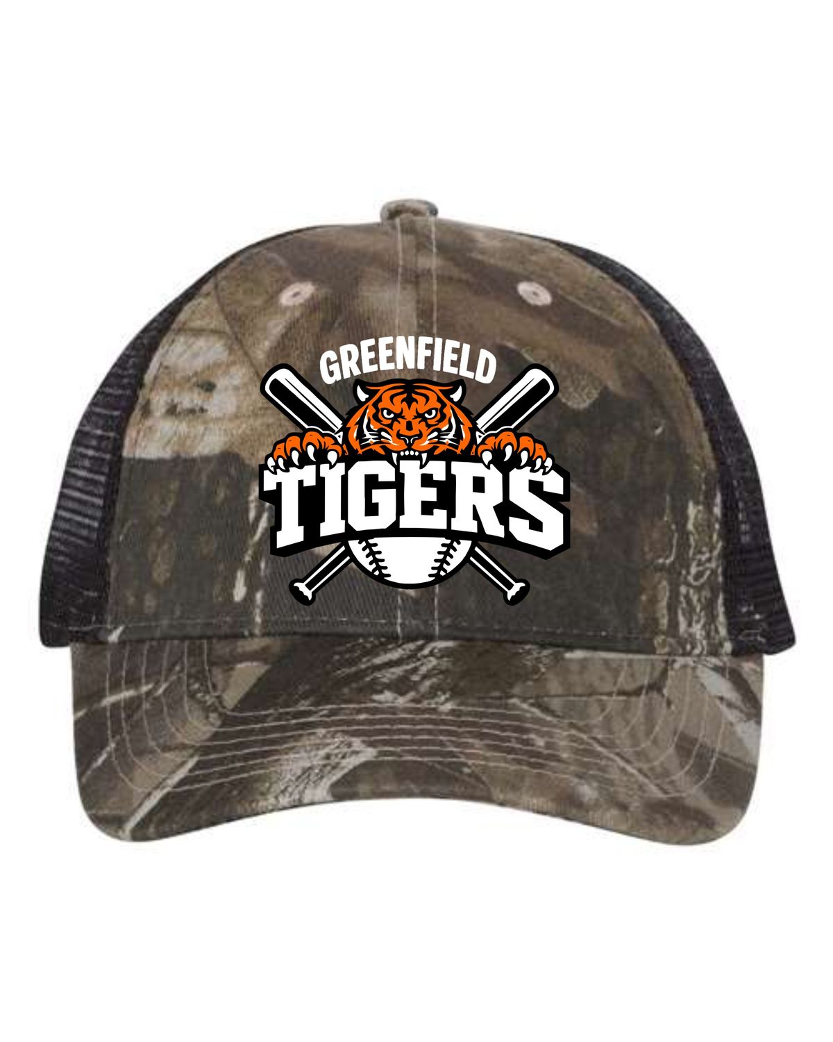 TIGERS-LC5M CAMO MESH BACK CAP (EMBROIDERED)