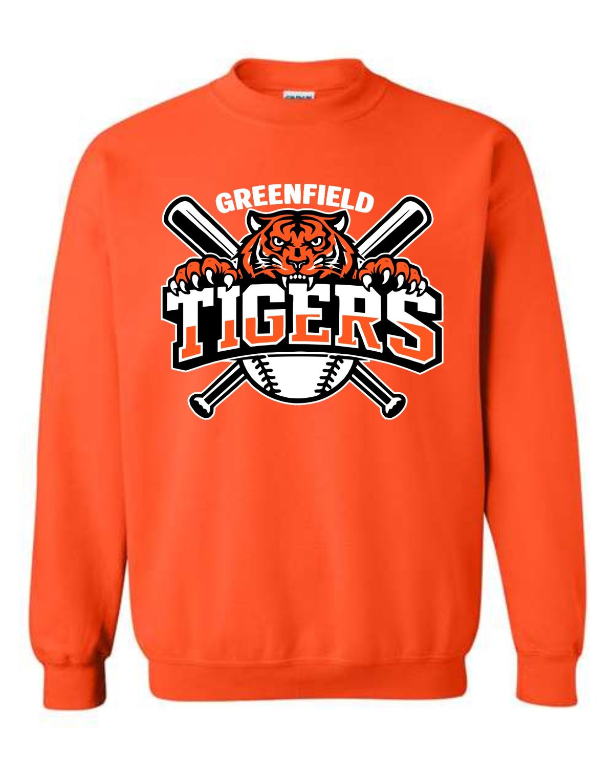 TIGERS-18000 ORANGE CREWNECK SWEATSHIRT