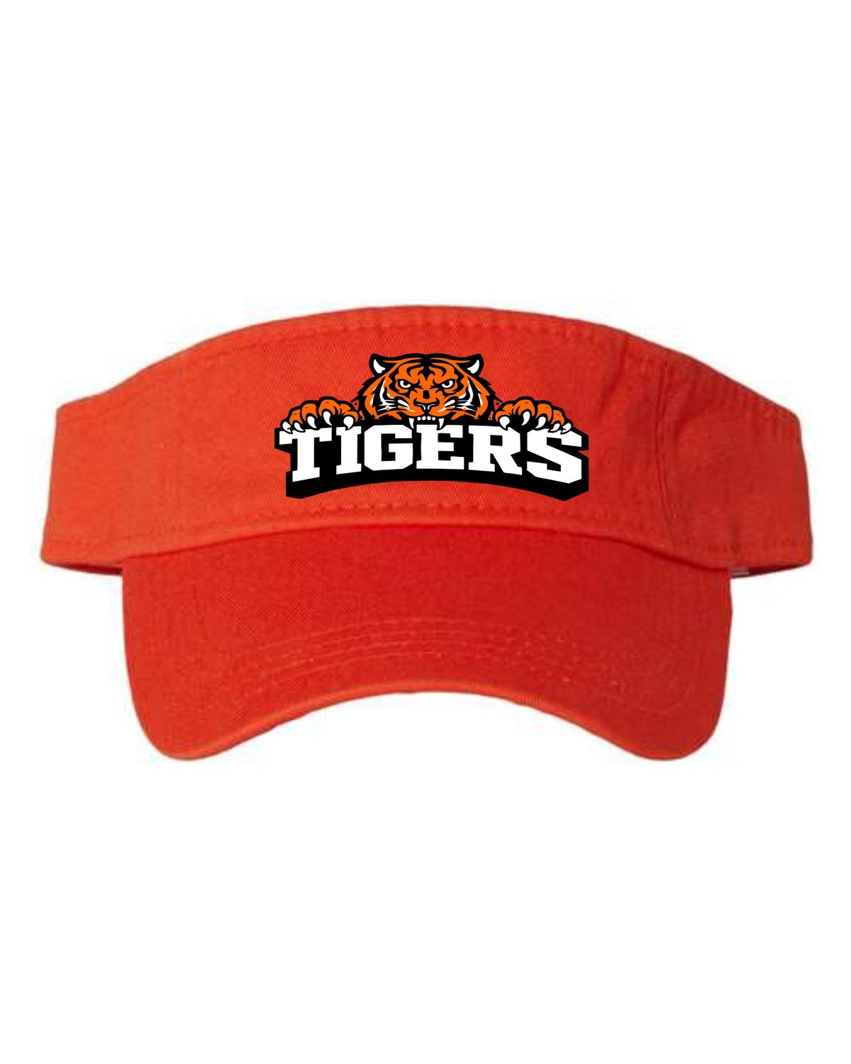 TIGERS-VC300A ORANGE VALUCAP BIO-WASHED VISOR (EMBROIDERED)