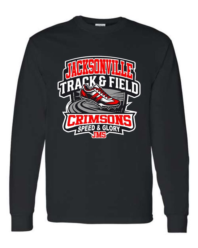 JMS TRACK-5400 BLACK LONG SLEEVE-T
