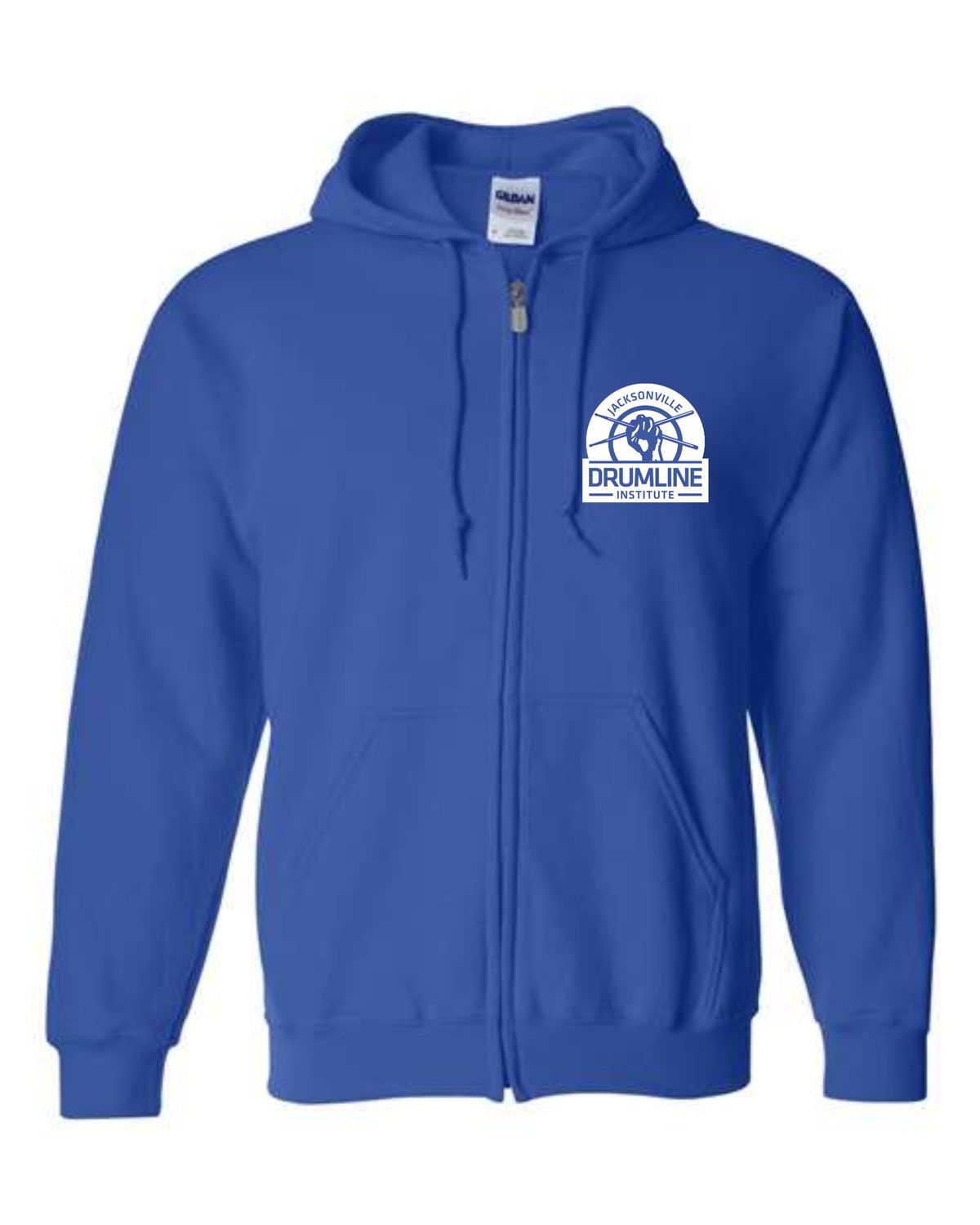 JDI-18600 ROYAL BLUE FULL-ZIP HOODIE
