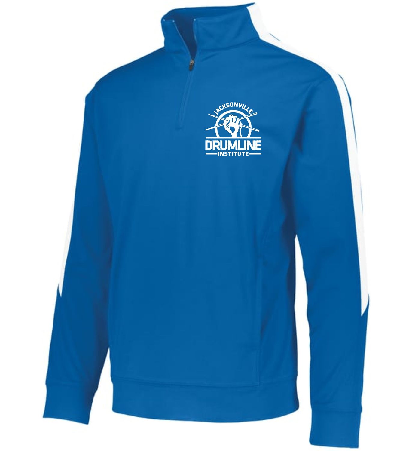 JDI-4386 ROYAL BLUE QUARTER-ZIP PULLOVER