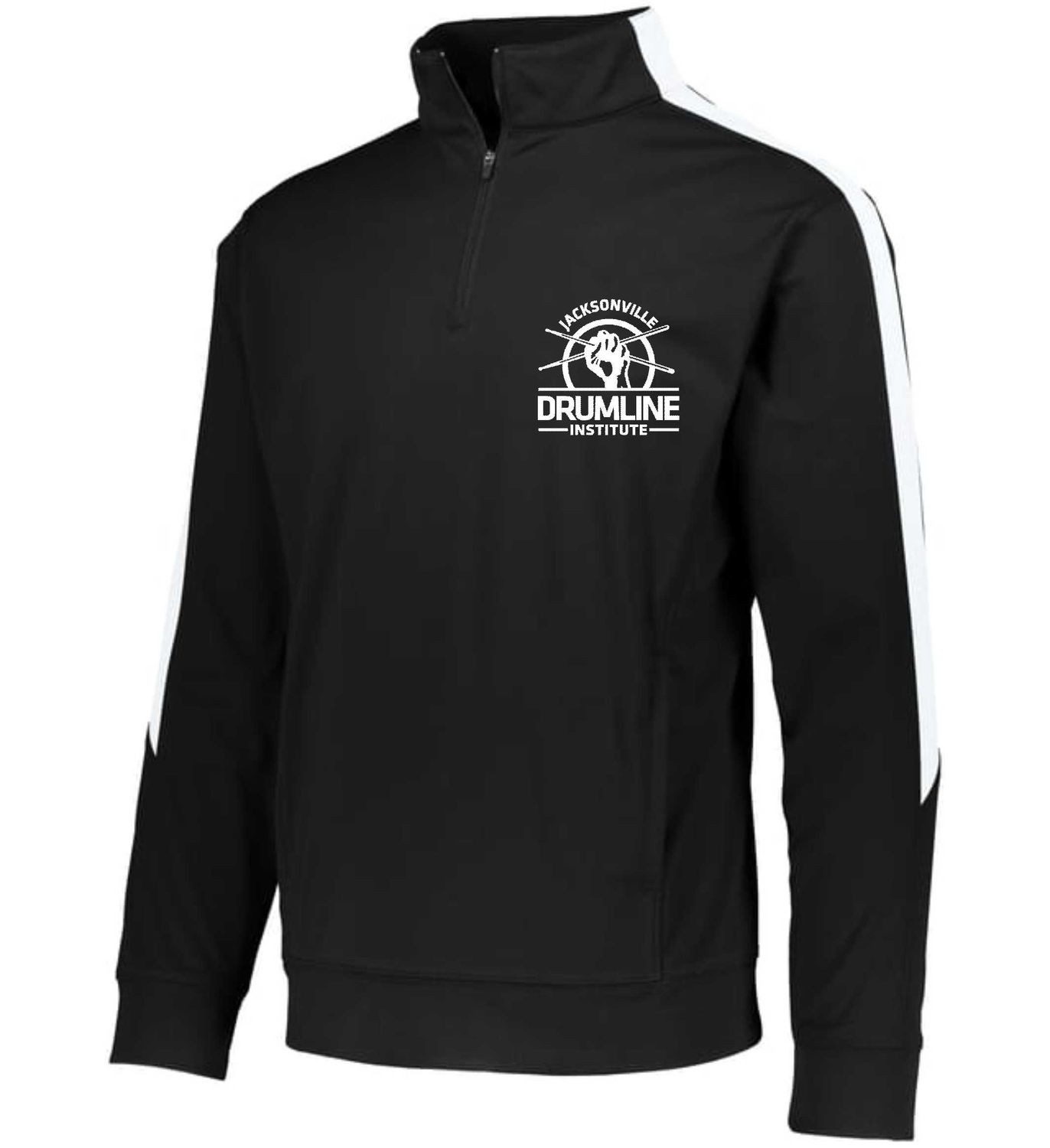 JDI-4386 BLACK QUARTER-ZIP PULLOVER