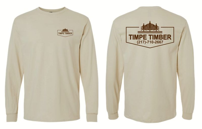 TIMPE-2400 SAND LONG SLEEVE-T