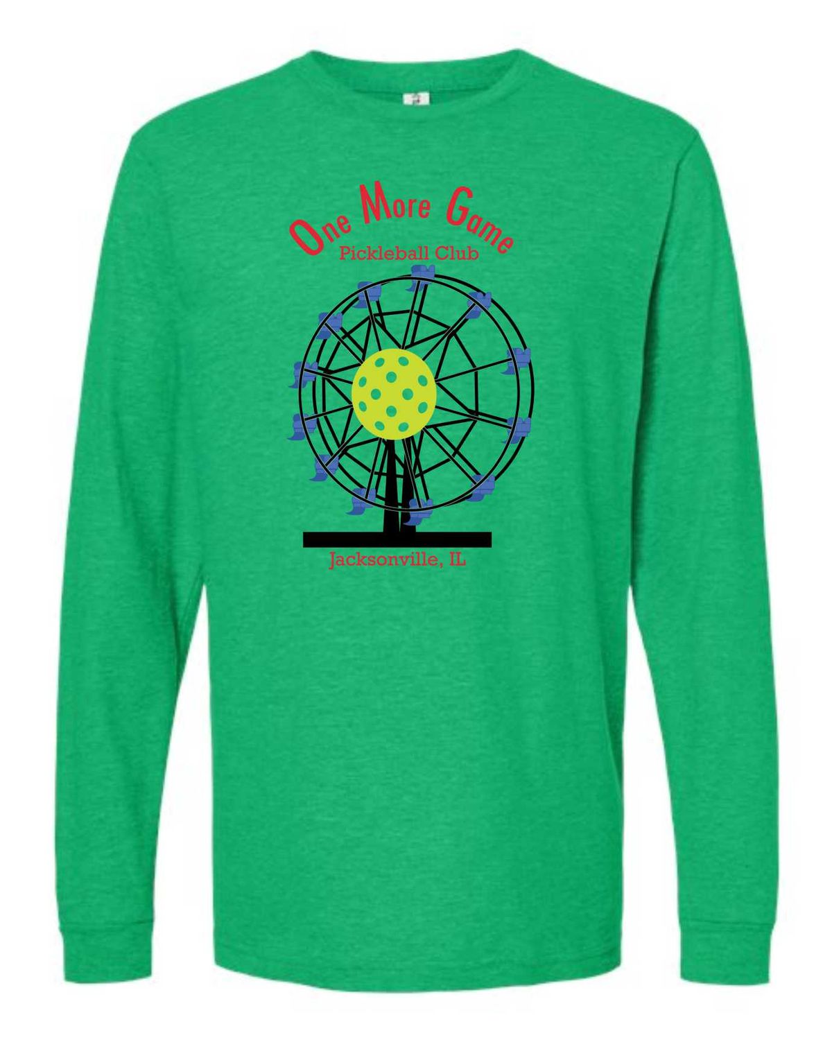 OMG-202LS IRISH GREEN SOFT STYLE LONG SLEEVE-T
