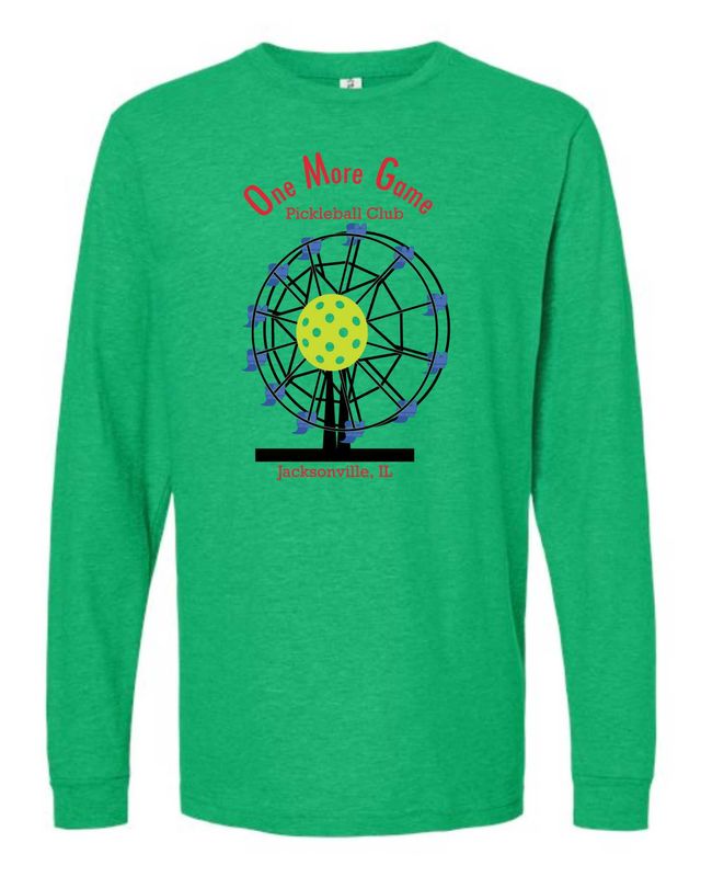 OMG-202LS IRISH GREEN SOFT STYLE LONG SLEEVE-T