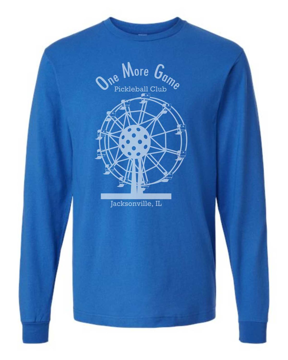 OMG-202LS ROYAL BLUE SOFT STYLE LONG SLEEVE-T