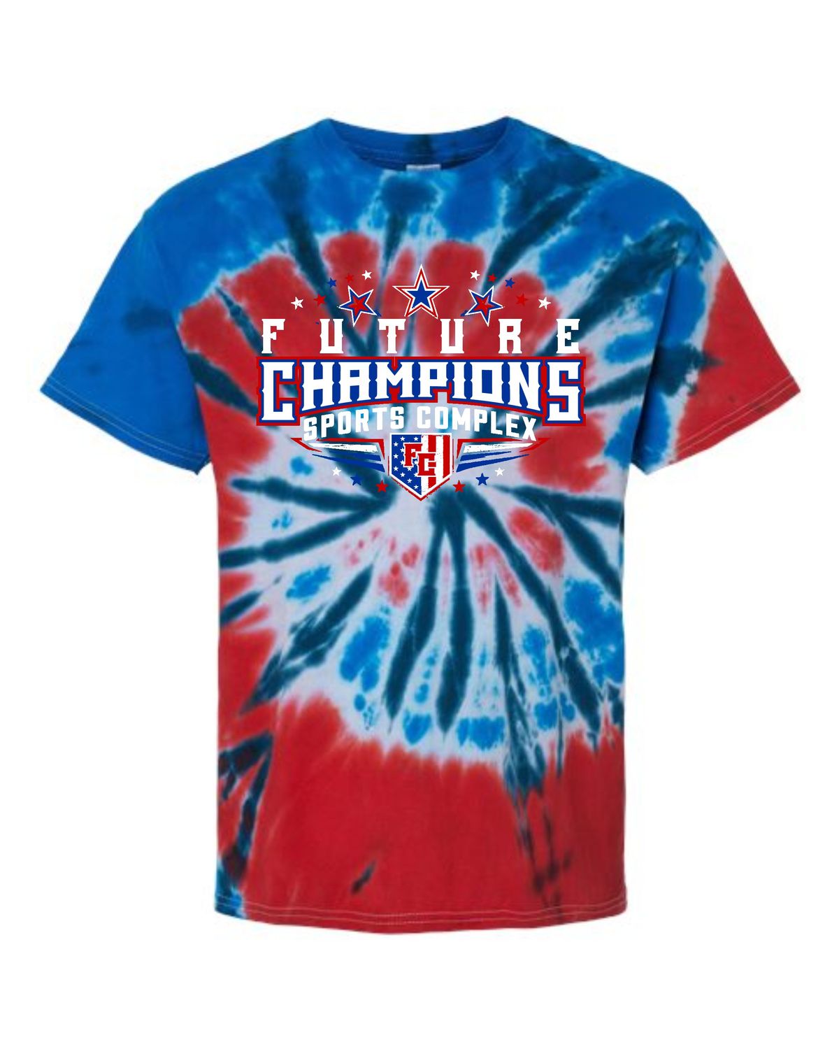 FC-MEMORIAL DAY-1000 INDEPENDENCE TIE-DYE SHIRT (FRONT &amp; BACK PRINT)