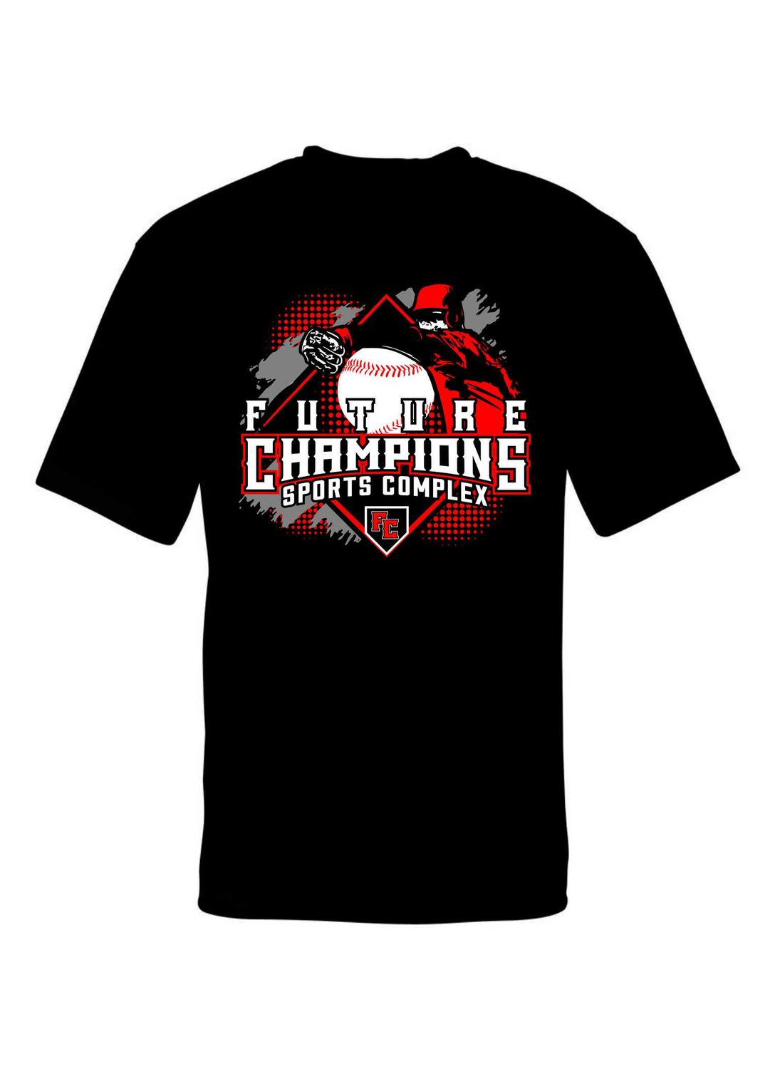 FC-SINGLE A SHOWDOWN-5100 BLACK DRI-FIT T-SHIRT (FRONT &amp; BACK PRINT)