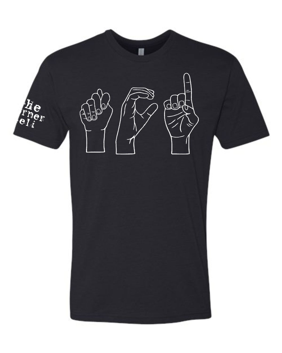 CORNER DELI-NEXT LEVEL 6210 BLACK / SOFT STYLE T-SHIRT