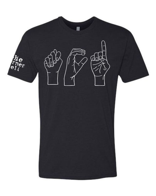 CORNER DELI-NEXT LEVEL 6210 BLACK / SOFT STYLE T-SHIRT