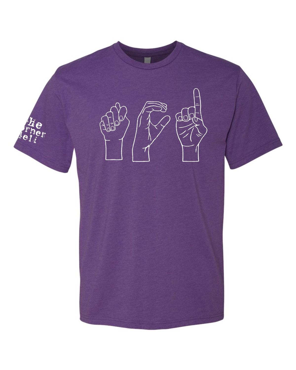 CORNER DELI-NEXT LEVEL 6210 PURPLE / SOFT STYLE T-SHIRT