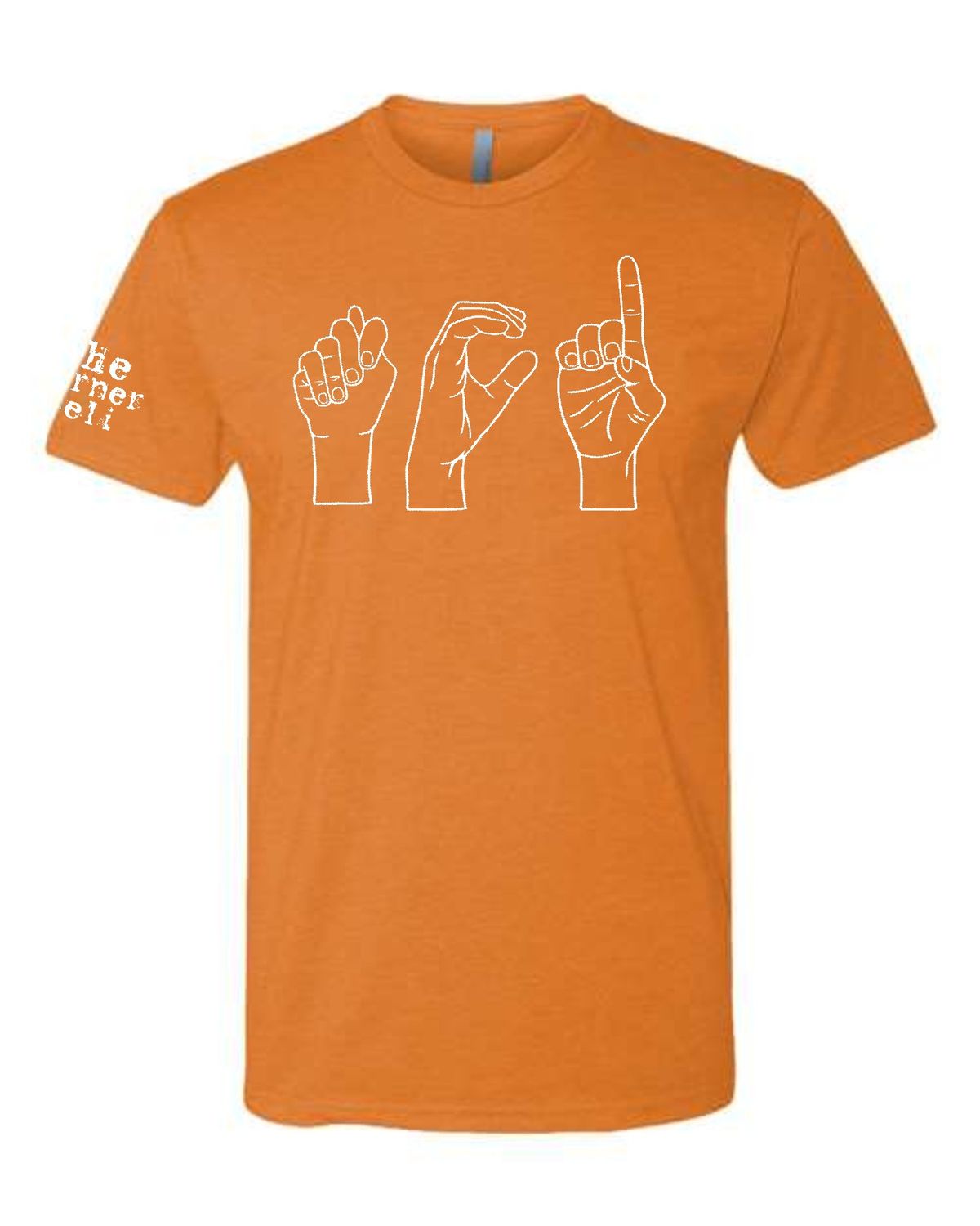 CORNER DELI-NEXT LEVEL 6210 ORANGE / SOFT STYLE T-SHIRT
