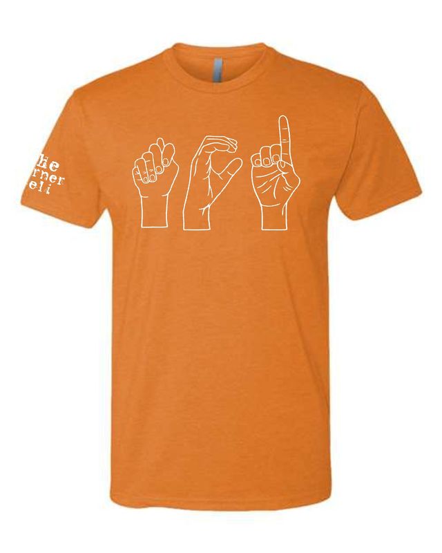 CORNER DELI-NEXT LEVEL 6210 ORANGE / SOFT STYLE T-SHIRT