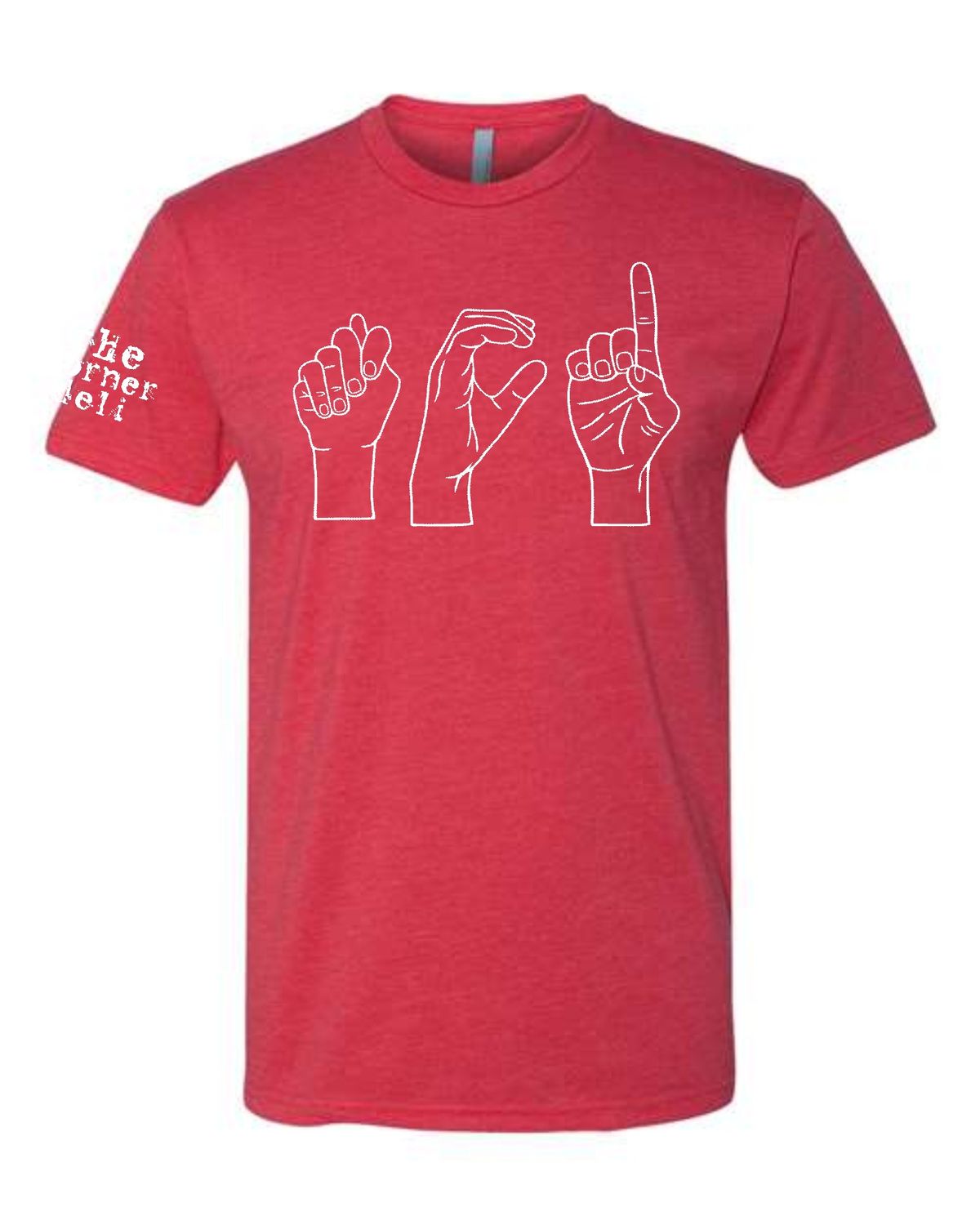 CORNER DELI-NEXT LEVEL 6210 RED / SOFT STYLE T-SHIRT