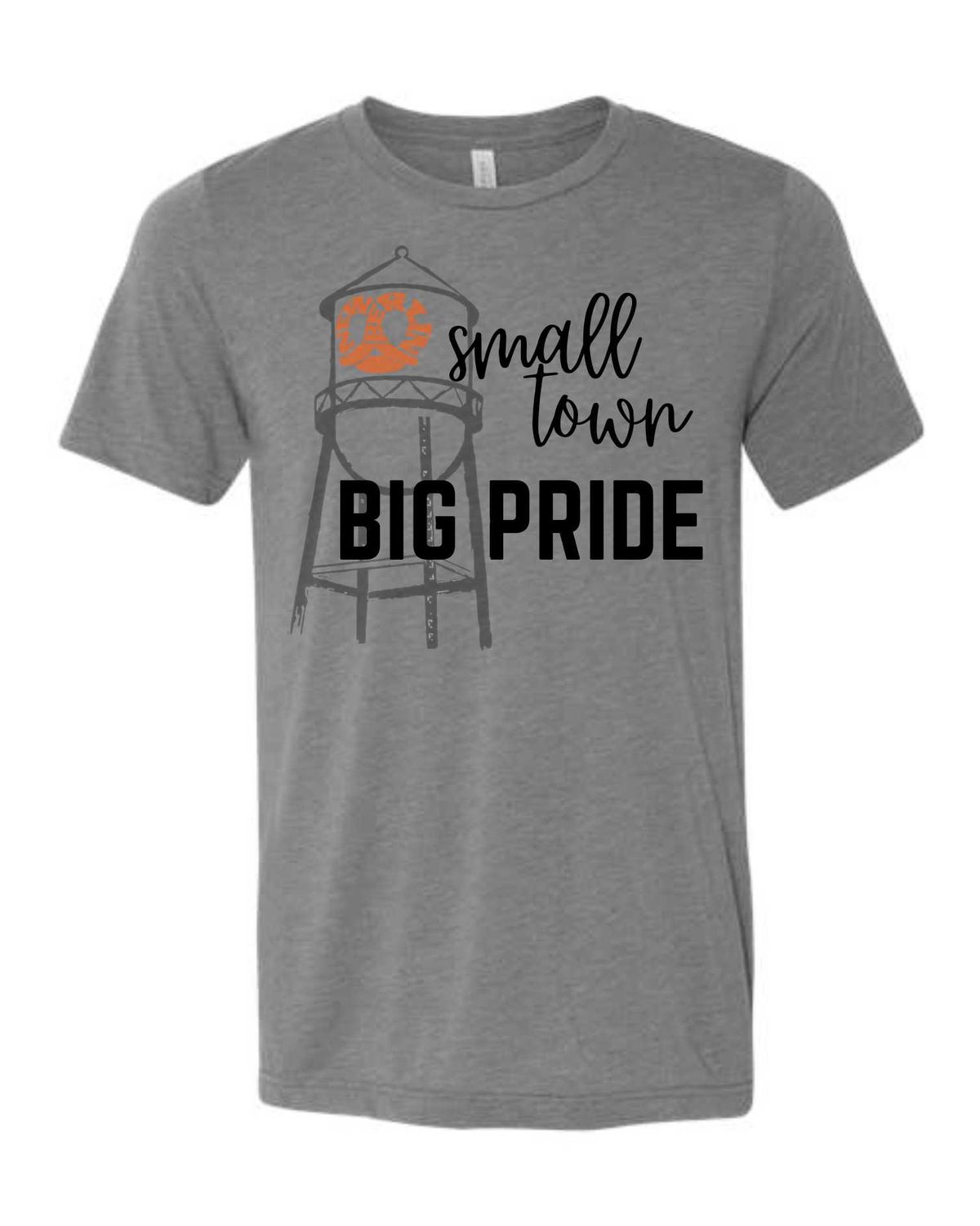 NEW BERLIN-SMALL TOWN BIG PRIDE-3001CVC  DEEP HEATHER SOFT STYLE T-SHIRT