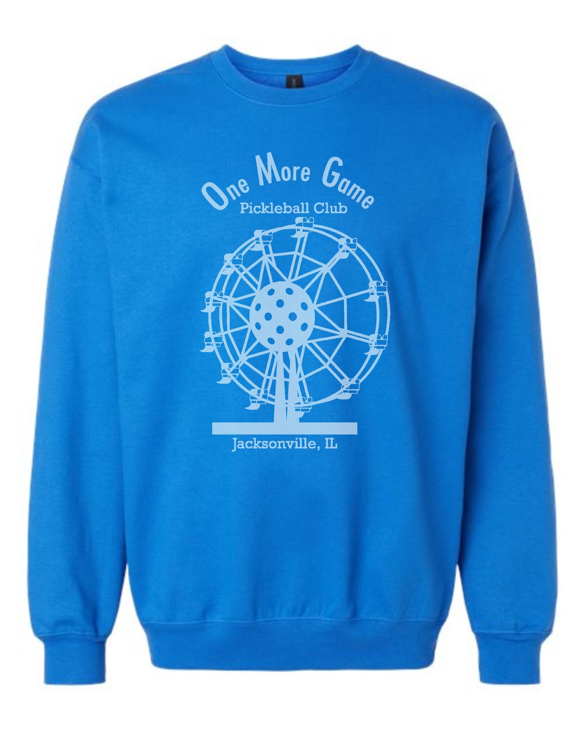 OMG-SF000 ROYAL BLUE SOFT STYLE MIDWEIGHT CREWNECK SWEATSHIRT
