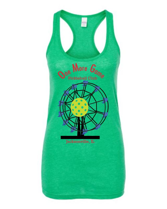 OMG-190 HEATHER KELLY POLY RICH RACERBACK TANK TOP