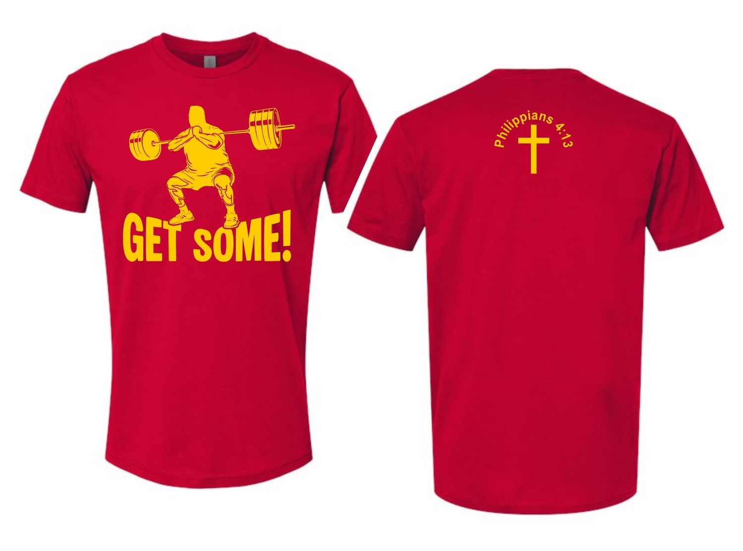 GET SOME-3001 RED SOFT STYLE T-SHIRT