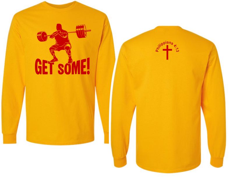 GET SOME-5400 GOLD LONG SLEEVE-T