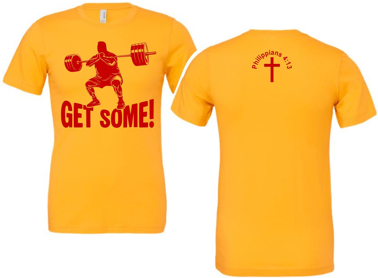 GET SOME-3001 GOLD SOFT STYLE T-SHIRT