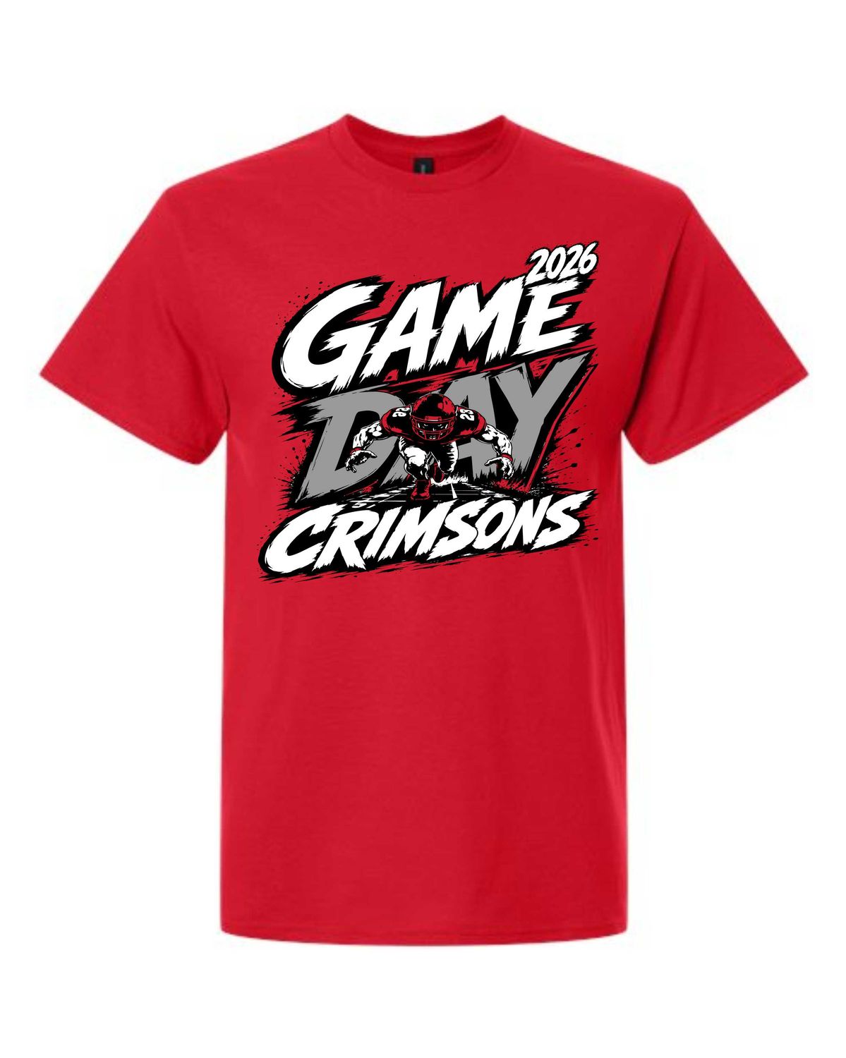 GAME DAY CRIMSONS-5000 RED UNI-SEX T-SHIRT