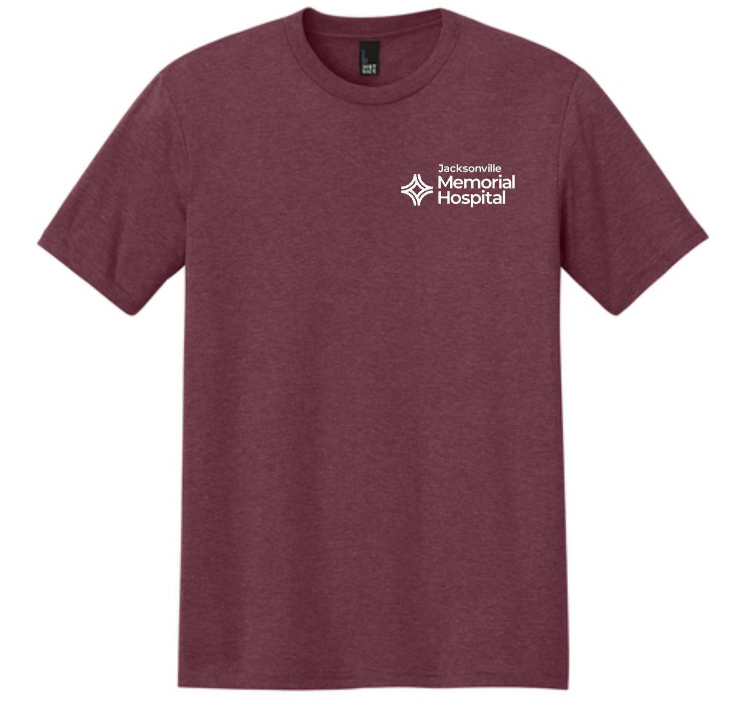 JMH-DM130 District® Perfect Tri® Uni-Sex Tee MAROON FROST