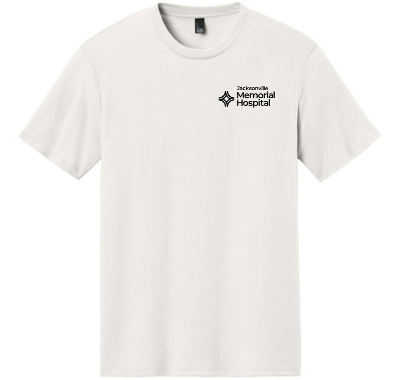 JMH-DM130 District® Perfect Tri® Uni-Sex Tee WHITE