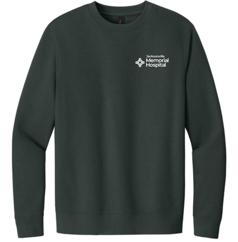 JMH-DT6104 District® V.I.T.™ Fleece Crew CHARCOAL