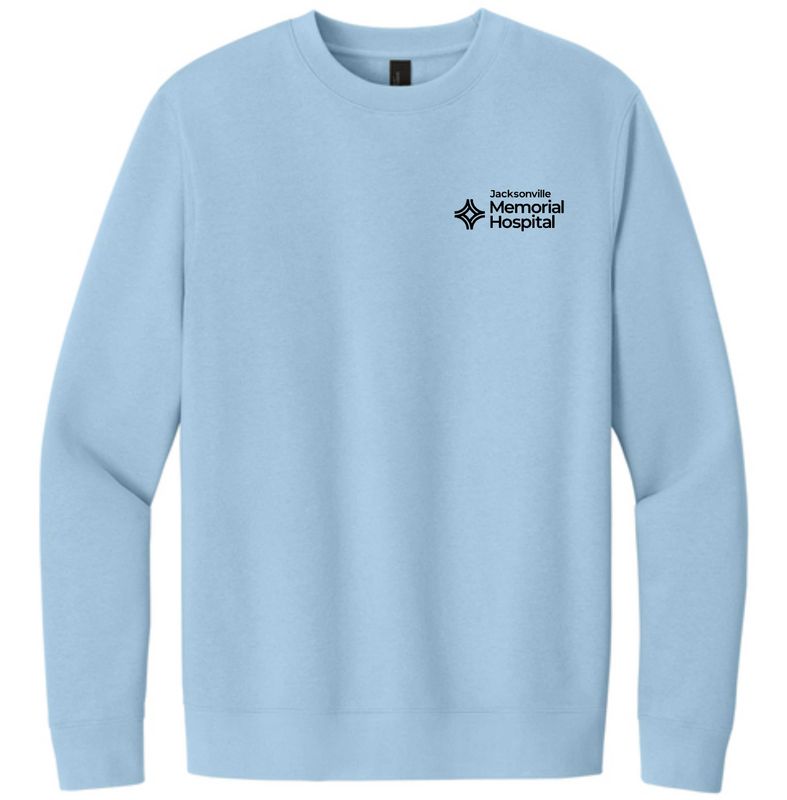 JMH-DT6104 District® V.I.T.™ Fleece Crew ICE BLUE
