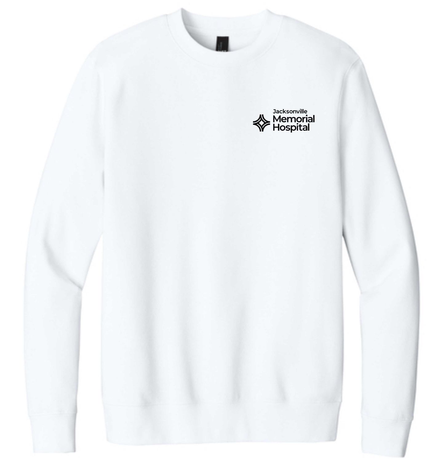JMH-DT6104 District® V.I.T.™ Fleece Crew WHITE