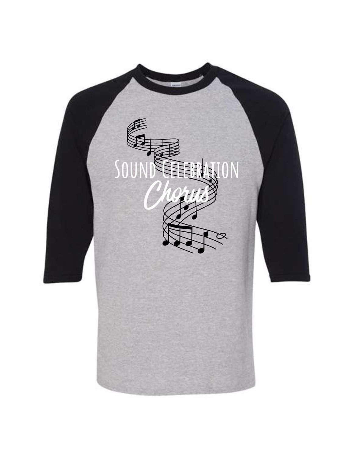 SOUND CELEBRATION-5700 Raglan Three-Quarter Sleeve T-Shirt